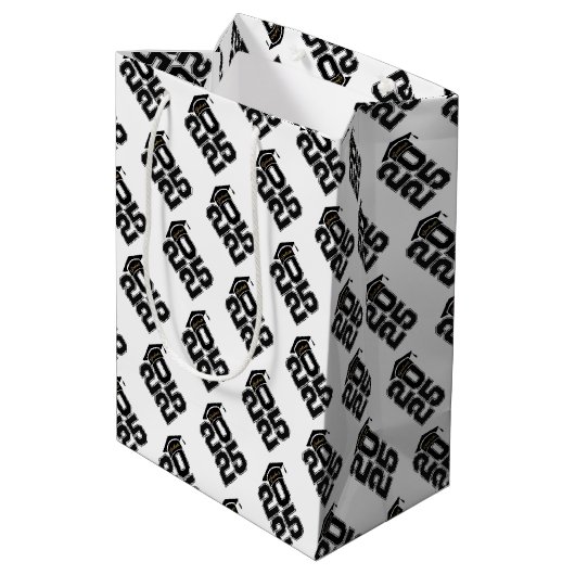 Klasse van het feest 2025 medium cadeauzakje (Achterkant Gekanteld)