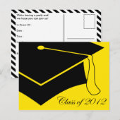 klasse van het graduatiemechanisme van 2012 uitnodiging briefkaart (Voorkant / Achterkant)