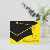 klasse van het graduatiemechanisme van 2012 uitnodiging briefkaart (Staand voorkant)