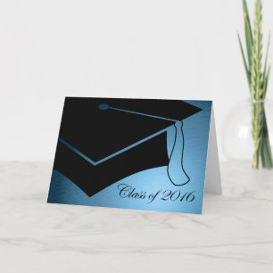 klasse van het graduatieplafond van 2016 bedankkaart