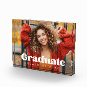 Klasse van het jaar 2024 school modern afstuderen fotoblokken (Rechts)