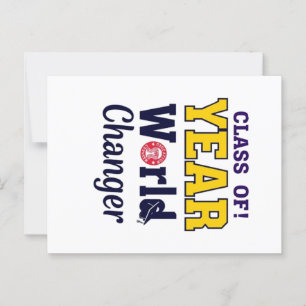 Klasse van het jaar Future Changer Afstuderen Briefkaart