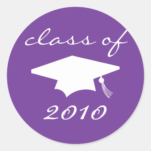 Klasse van het label voor 2010 (Paarse graduatieka (Voorkant)