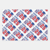 Klasse van het Senior Afstuderen 2025 Inpakpapier Vel (Voorkant)