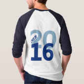 Klasse van het shirt van 2016, kies stijl & kleur (Achterkant)