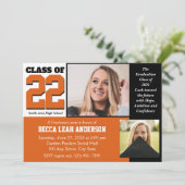 Klasse van het Sinaasappel Hoop en Vertrouwen 2022 Kaart (Staand voorkant)