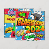 Klasse van het stripboek 2024 kaart (Voorkant / Achterkant)