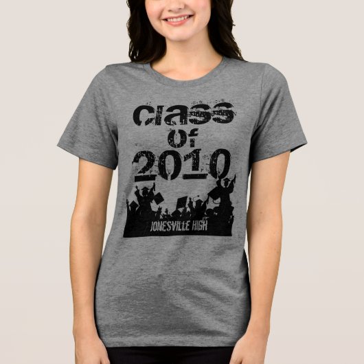 Klasse van het T-shirt van 2010 voor Afstuderen (Voorkant)