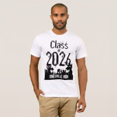 Klasse van het T-shirt van 2010 voor Afstuderen (Voorkant volledig)