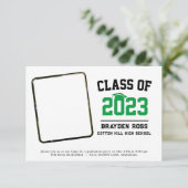 Klasse van High School Graduation Party Kaart (Staand voorkant)