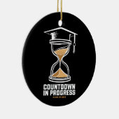 Klasse van hoger niveau van 2025 Aftellen tot Afst Keramisch Ornament (Rechts)