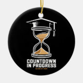 Klasse van hoger niveau van 2025 Aftellen tot Afst Keramisch Ornament (Voorkant)