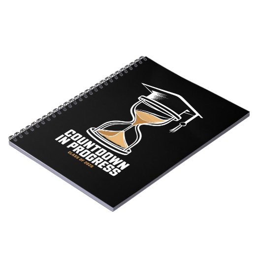 Klasse van hoger niveau van 2025 Aftellen tot Afst Notitieboek (Linkerzijde)