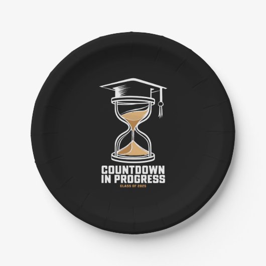 Klasse van hoger niveau van 2025 Aftellen tot Afst Papieren Bordje (Voorkant)