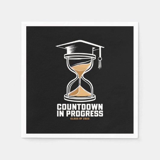 Klasse van hoger niveau van 2025 Aftellen tot Afst Servet (Voorkant)