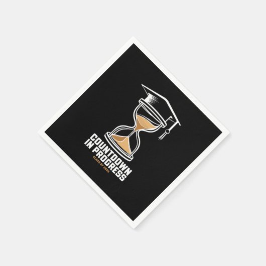 Klasse van hoger niveau van 2025 Aftellen tot Afst Servet (Hoek)