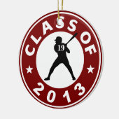 Klasse van honkbal 2013 keramisch ornament (Links)