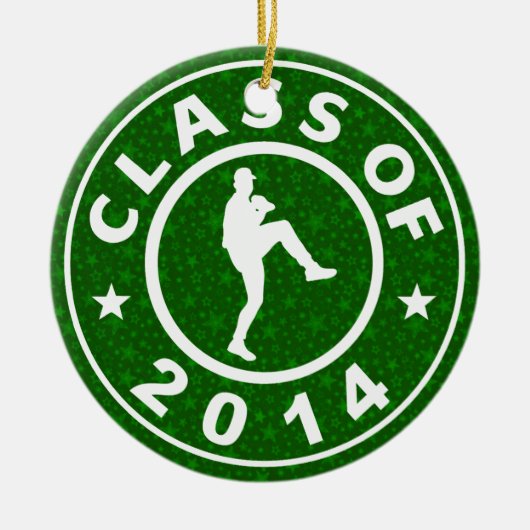Klasse van honkbal 2014 keramisch ornament (Voorkant)