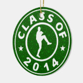Klasse van honkbal 2014 keramisch ornament (Links)