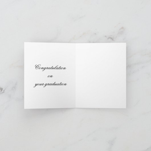 klasse van hooggeplaatste afstuderen kaart (Binnen)