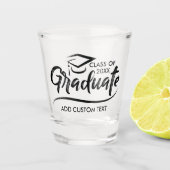 Klasse van jaar 20XX Cadeau Custom Afstuderen Shot Glas (Voorkant)