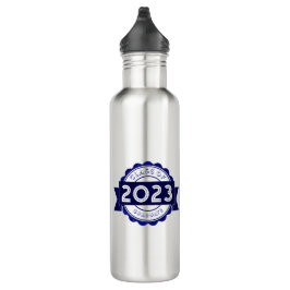 Klasse van JAAR Afstuderen, volledig-Zip de Druk v Waterfles