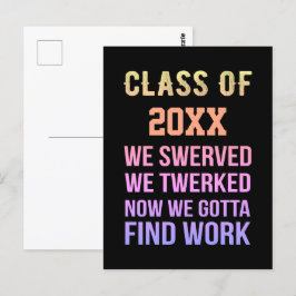 Klasse van Jaar Nieuwheid Briefkaart