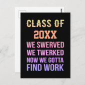 Klasse van Jaar Nieuwheid Briefkaart (Voorkant / Achterkant)