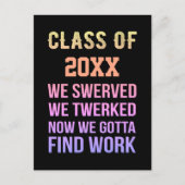 Klasse van Jaar Nieuwheid Briefkaart (Voorkant)