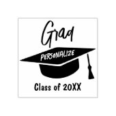 Klasse van (Jaar toevoegen) Afstudeerder -Personal Rubberstempel (Afrduk)