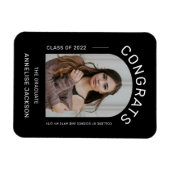 Klasse van jaarminimalistische congraten afstudere magneet (Horizontaal)