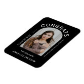 Klasse van jaarminimalistische congraten afstudere magneet (Linkerzijde)