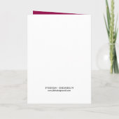 Klasse van kastanjebruine rode afstuderen fotoaank (Achterkant)