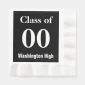 Klasse van naam van school en Jaar elke kleur Servetten (Voorkant)