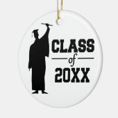 Klasse van om het even welk jaar douaneversiering keramisch ornament (Links)