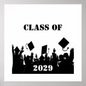 Klasse van Poster 2009 U kiest BkGrd/Jaar/kleur (Voorkant)