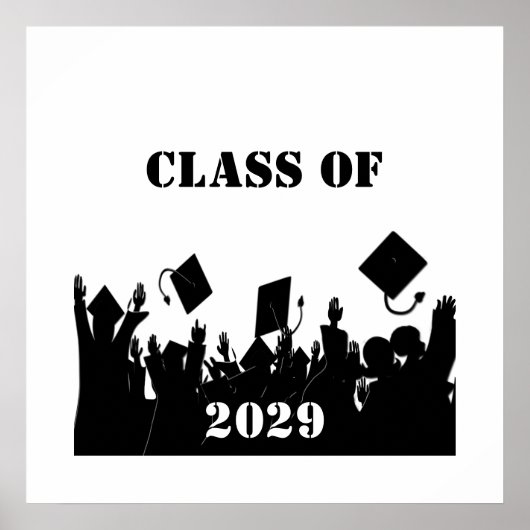 Klasse van Poster 2009 U kiest BkGrd/Jaar/kleur (Voorkant)