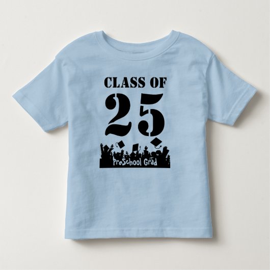 Klasse van PreSchool Afstudeerder Change naar Corr Kinder Shirts (Voorkant)