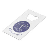  Klasse van Saint Alice Trad Patch Creditkaart Flessenopener (Achterkant Gekanteld)