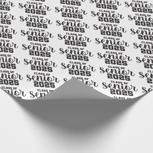Klasse van Senior 2025 Cadeaupapier (Hoek)