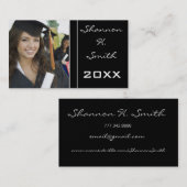 Klasse van Senior Afstuderen CV Contactkaartje (Voorkant / Achterkant)