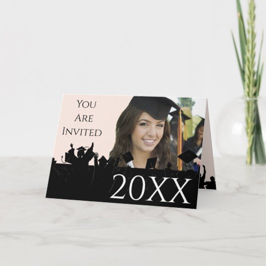 Klasse van Senior Afstuderen Invitation Change Yea Bedankkaart (Voorkant)