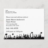 Klasse van Senior Afstuderen Invitation Uitnodiging Briefkaart (Achterkant)