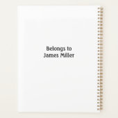 Klasse van Senior Gepersonaliseerd Planner 2025 (Achterkant)