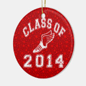 Klasse van spoor en veld 2014 keramisch ornament (Links)