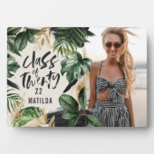 Klasse van tropisch afstuderen van modern botanisc fotoplaat (voorkant)