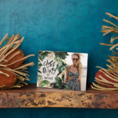 Klasse van tropisch afstuderen van modern botanisc fotoplaat (Zijkant)