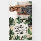 Klasse van tropisch afstuderen van moderne botanis spandoek (Verticaal)