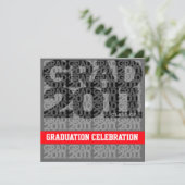 Klasse van uitnodiging 03FF van de graduatiepartij (Staand voorkant)