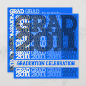 Klasse van uitnodiging 03GG van de Graduation Part (Voorkant / Achterkant)